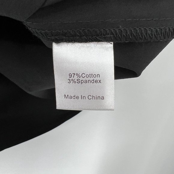 Tuckernuck Women's Black Sleeveless Charlie Shirt Dress Stretch Sheen sz XS NWT - Picture 9 of 10